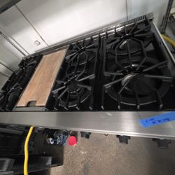 48" VIKING GAS RANGE TOP STAINLESS STEEL 