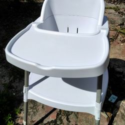 Evenflo Eat and Grow 4-in-1 Convertible Infant High Chair (Pop Star White)