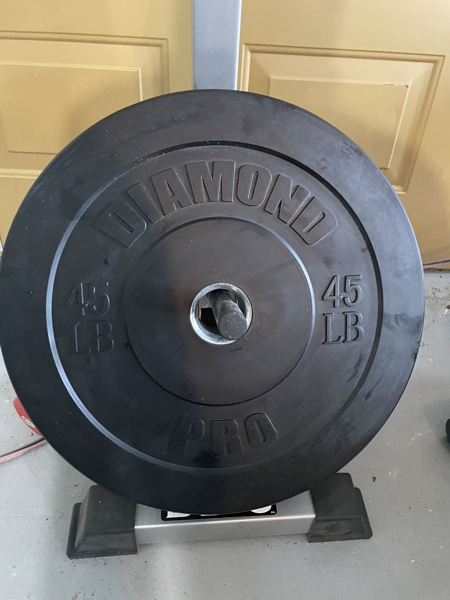 Set of bumper plates 45 25 10 lbs