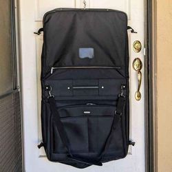 Embark black expandable hanging garment bag travel luggage wardrobe