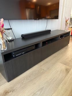 IKEA Besta TV Stand Media Console Black