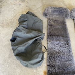 BMW x5 Set Of Two Sheep Skin From Drive Side & Passenger With Rear Seat Cover / Water Poof )