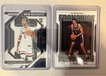 Spurs Wembanyama RC & Stephon Castle