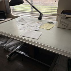 Drafting Table And Office Chair