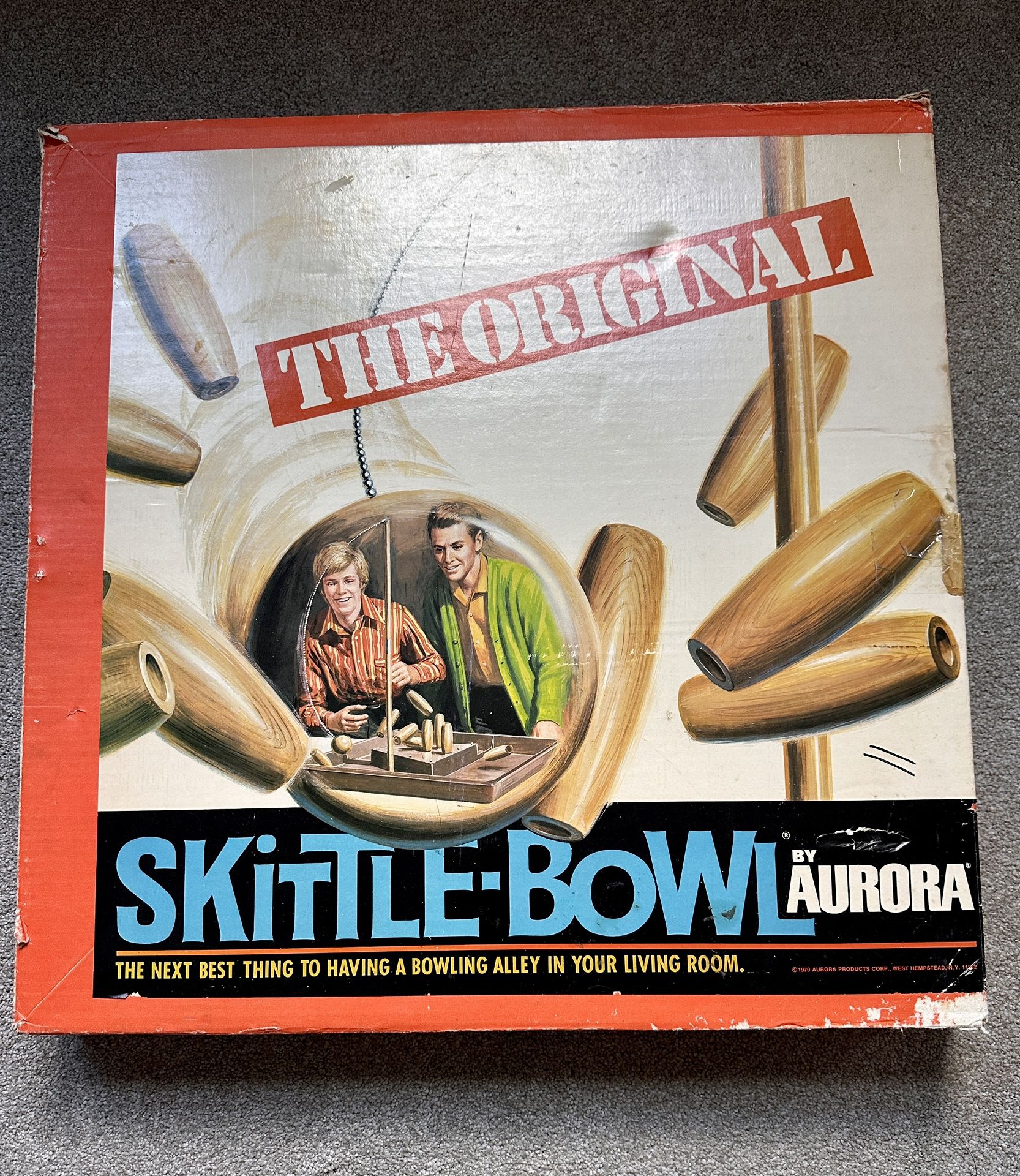 Vintage Skittle Bowl Game