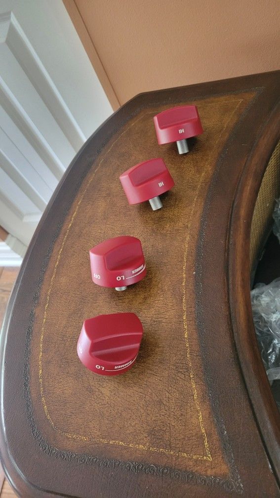 Wolf oven &range Red metal replacement Knob