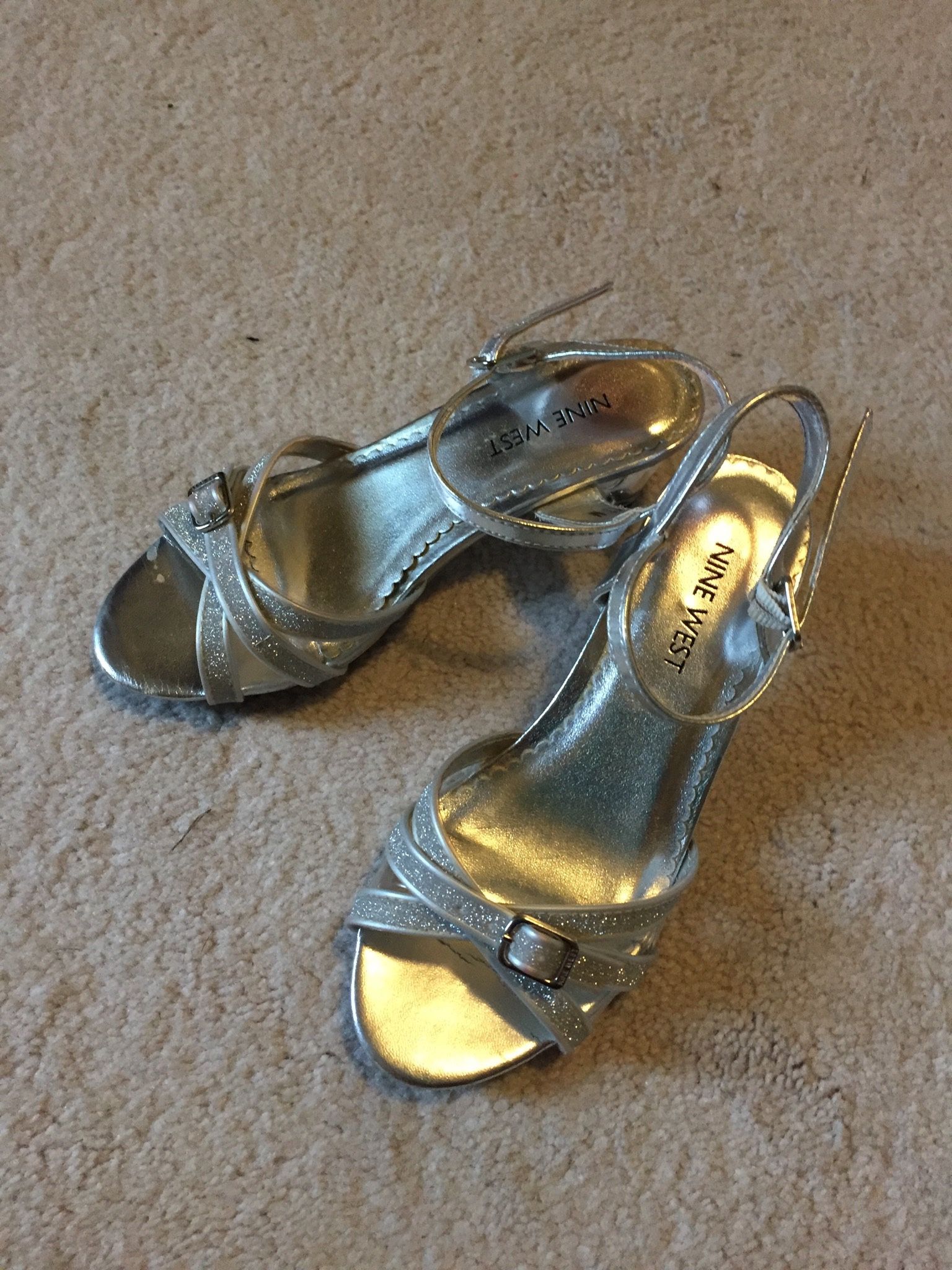 GIRLS Nine West party, holiday shoes, or dress up, size 13