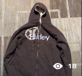 Vintage Hurley Full-Zip Hoodie