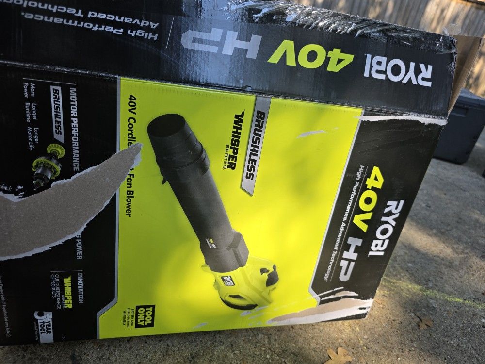 Ryobi 40v 630cfm Blower