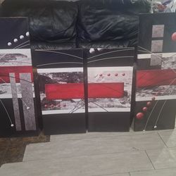 Abstract Wall Art Set
