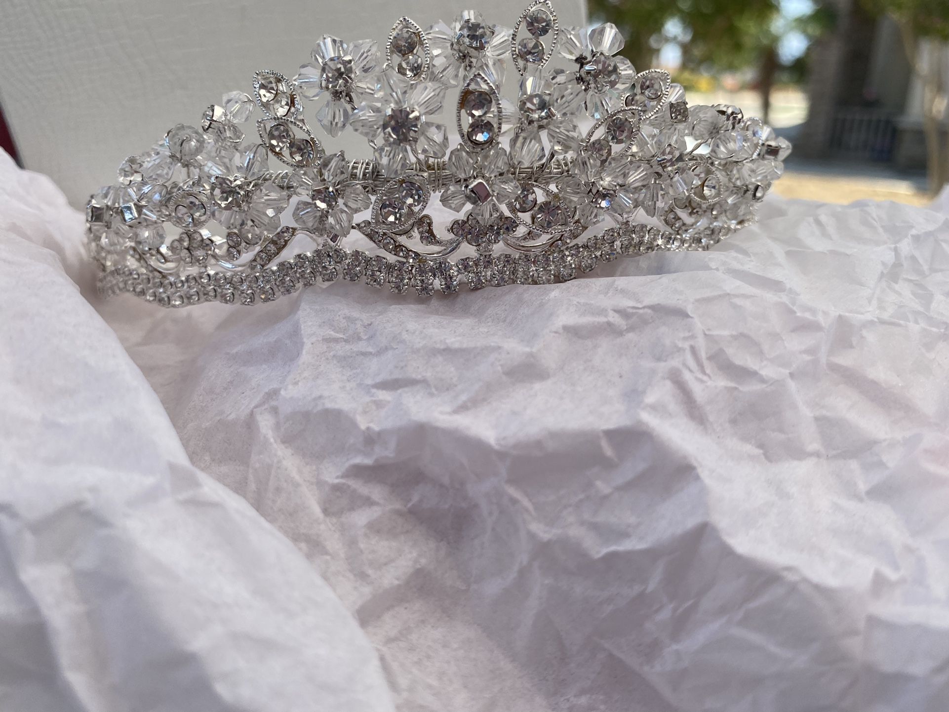Crystal tiara