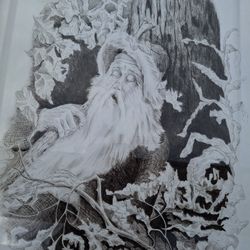 Rip Van Winkle - Original Pencil Drawing 