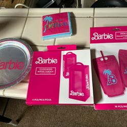Barbie Gift Boxes, Plates , Napkins 