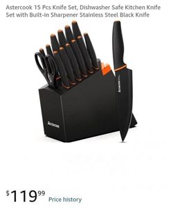 NEW EXCELLENT QUALITY 15PCS KNIFE SET