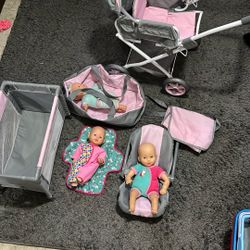 Baby Stroller Play Set