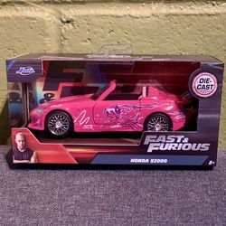 Jada Fast & Furious Suki's 2001 Honda S2000 Pink