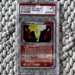 2004 Pokemon Ninetales EX Holo PSA 9 #96