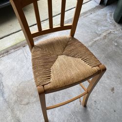 Wooden Chair Bar Stool Type