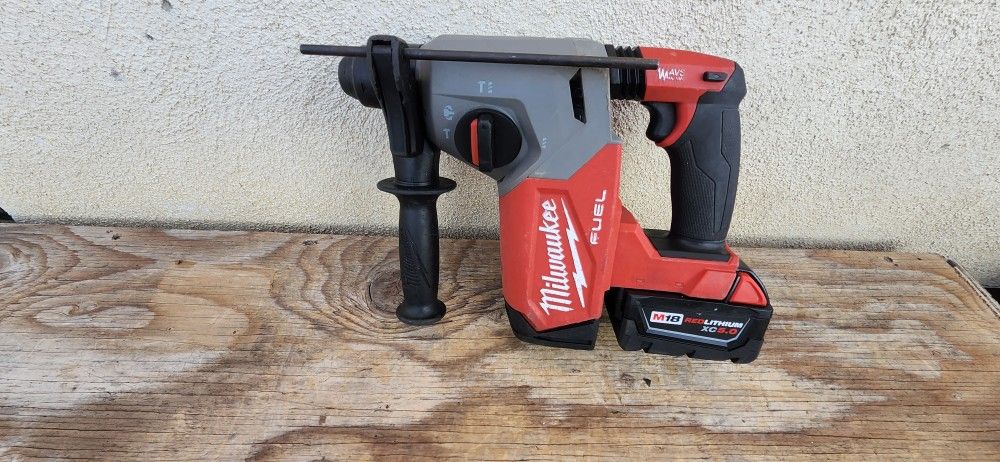 Milwaukee Rotary Hammer Auto Stop M18 Fuel Tool Battery 5ah