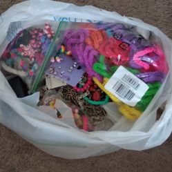 Costume Jewelry, Hand Made Rubber Band Art