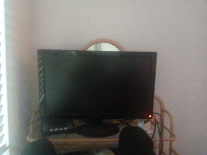 AOC monitor black 60 fps with cord