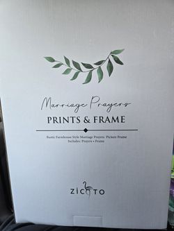 Marriage Prayer Frame 