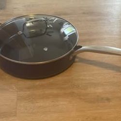 Blue Diamond Toxin Free Ceramic Metal Utensil Dishwasher, 5QT Saute pan
