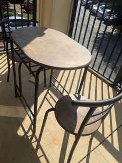 Small table with chairs