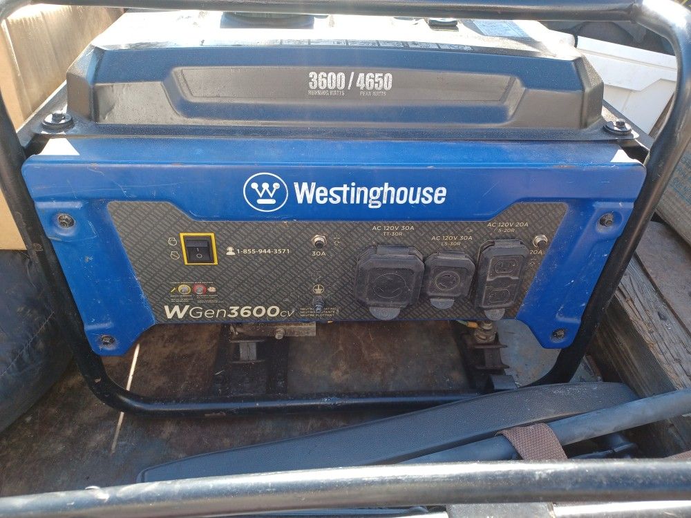 4650 W generator.