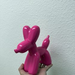Balloon Dog Home Decor Hot Pink 