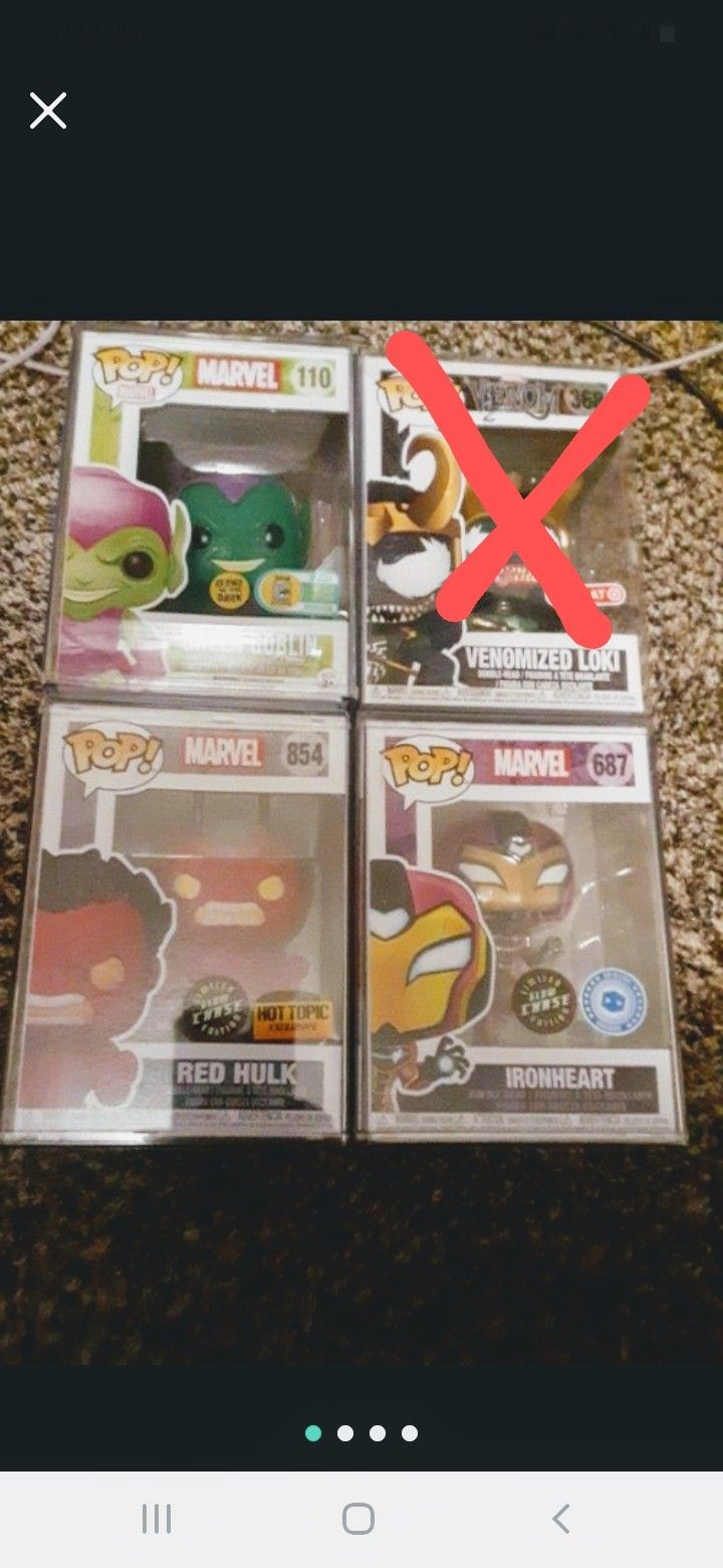 Funko Pops Marvel