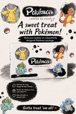 Limited Edition - Japan Only Pokemon Cookies