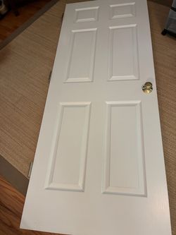6 Panel interior door right-hand swing