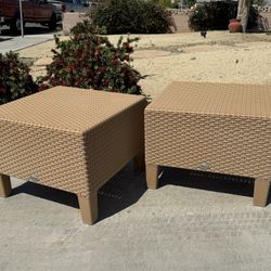 Two Patio End/Side Tables
