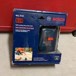 Bosch Red 50 Ft Self Leveling Indoor Line Generator Laser Level With Line Beam