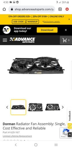 Dorman Radiator Fan Assembly