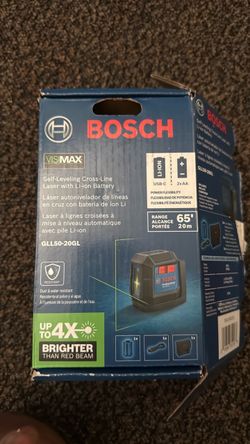 Bosch GLL50-20GL Self-Leveling Cross-Line Laser