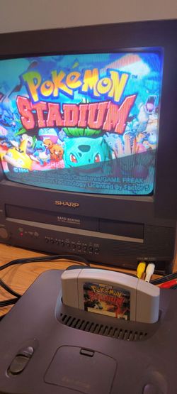 Sharp 13" CRT TV Inputs, Analog, VCR Retro Gaming Vintage