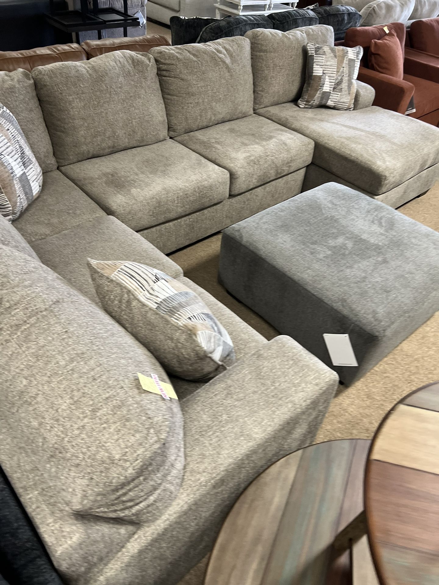 Chaise Style Nice Sectional!