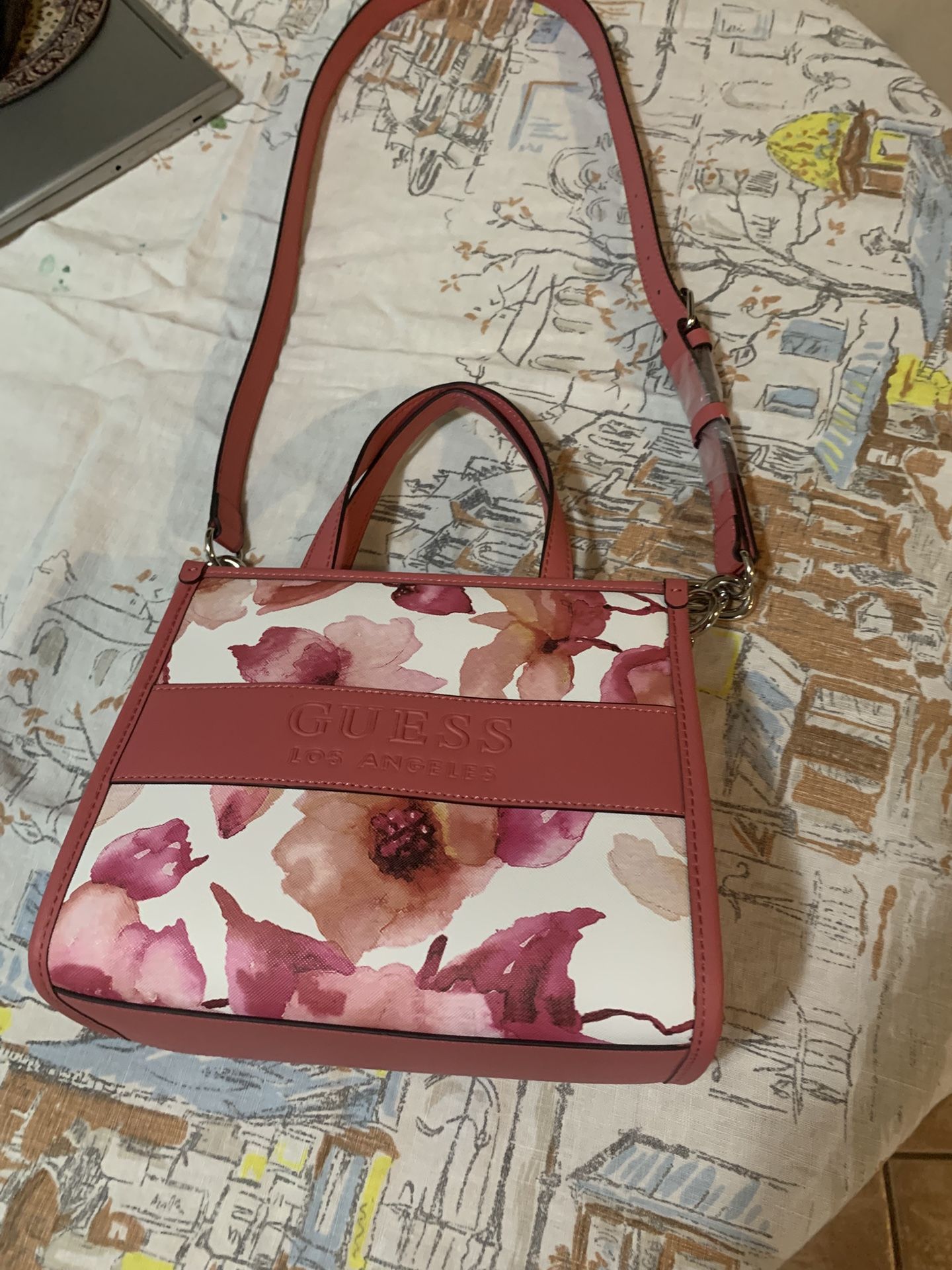 Guess Los Angeles Floral Purse