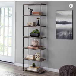 6 shelf bookshelves / bookcase