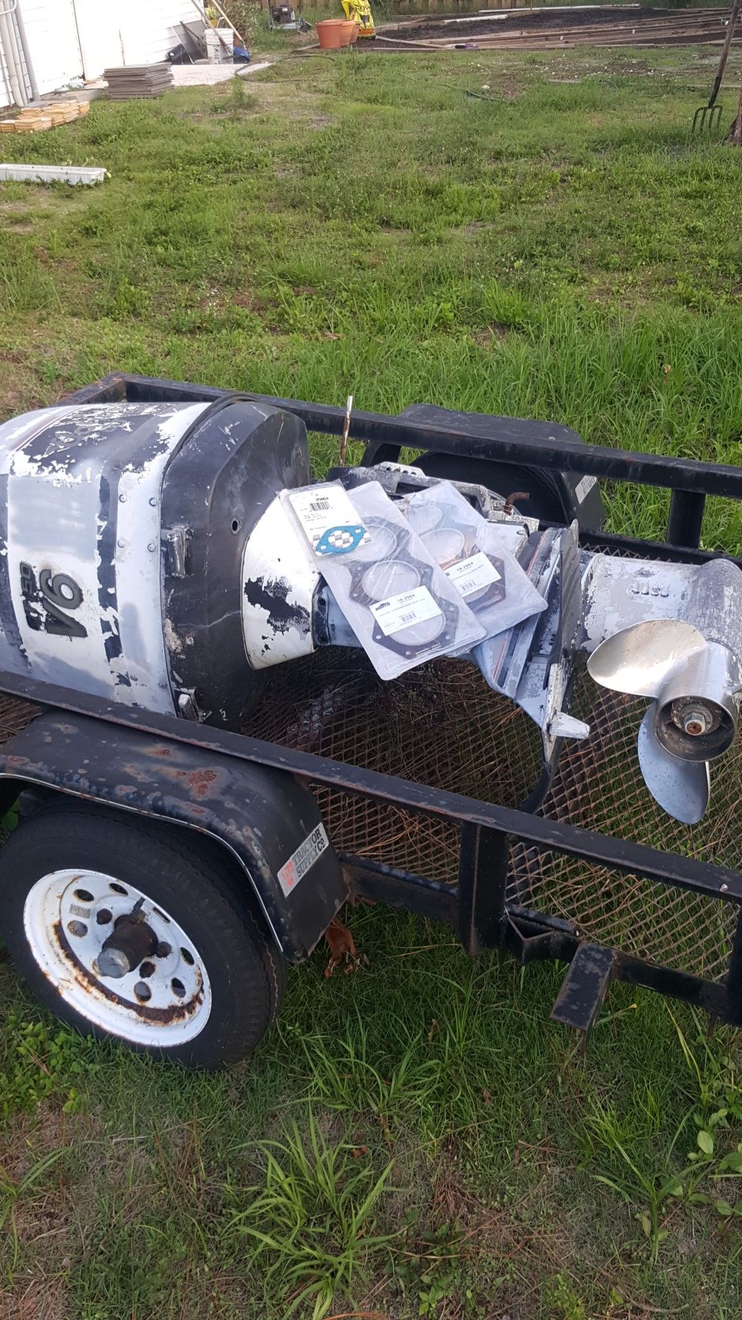Outboard motor. Johnson GT 150 V6