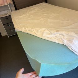 3 inch Memory form Twin XL mattress topper 