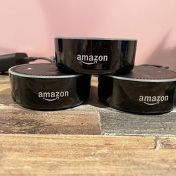 3 Amazon Echo Devices
