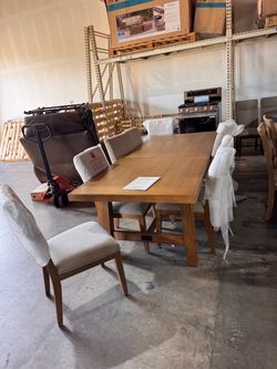 Bayside Furnishings Augusta 7-Piece Dining Set