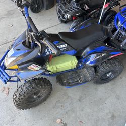 Blue)HOVER HEART Electric ATV,Dirt Quad 4 Wheelers Vehicle 36V Kid… Sold by: SUPER HOT