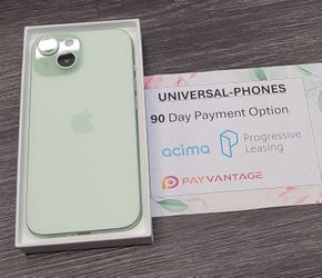 *Like New* Apple IPhone 15+ 128gb Unlocked. Pay  In Payments With No Credit Check, Lowest Wholesale Prices. 3 months Warranty 