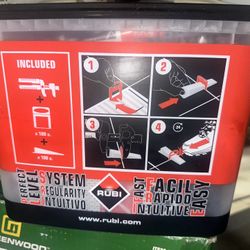 Rubi Kit Delta Level System 2mm (3/32") clips*