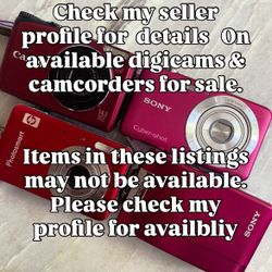 Check Profile-Digicams/Digital Cameras For sale - Check My Profile 