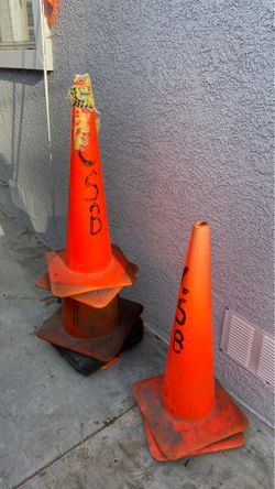 Orange cones